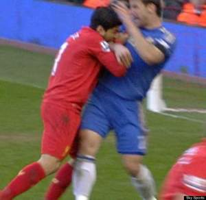 Louis Suarez gets hungry while playing against Chelsea last spring