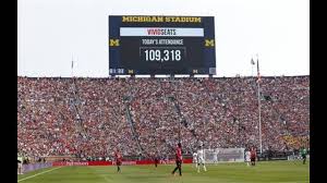 Amazing crowd in Michigan.