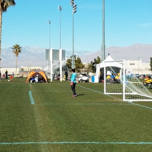 The smaller goal requires more skill to score